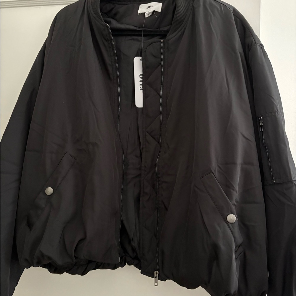 Vici Black Bomber Jacket